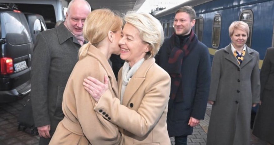 EC president, head of EU diplomacy arrive in Kyiv EC president, head of EU diplomacy arrive in Kyiv