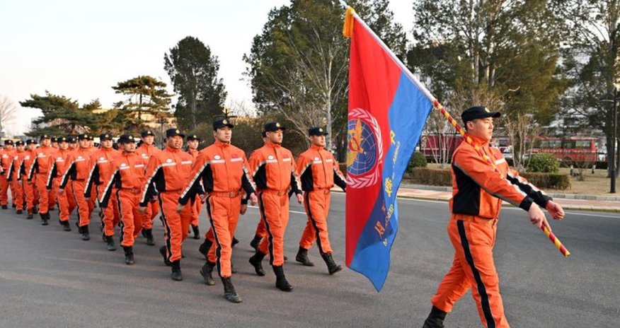 Çin 82 nəfərlik xilasetmə qrupu ilə Türkiyəyə getdi Çin 82 nəfərlik xilasetmə qrupu ilə Türkiyəyə getdi
