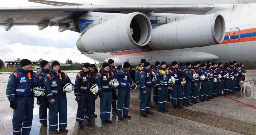 Russian rescuers return from Türkiye Russian rescuers return from Türkiye