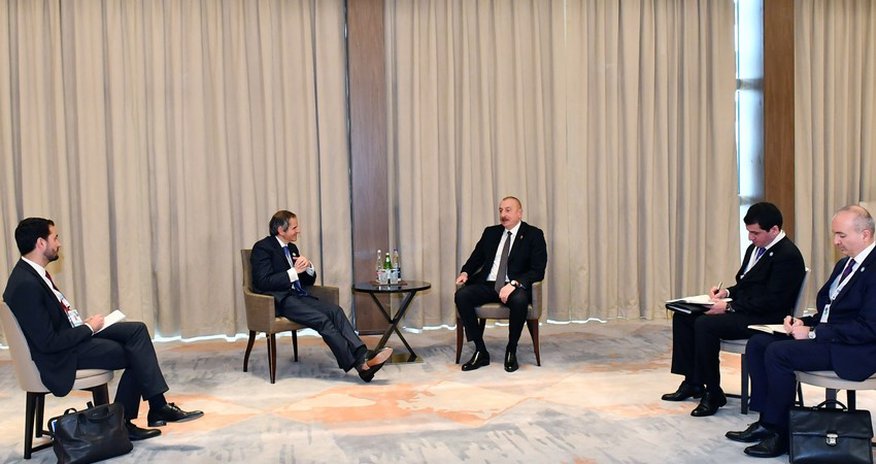 Prezident İlham Əliyev AEBA-nın Baş direktorunu qəbul edib Prezident İlham Əliyev AEBA-nın Baş direktorunu qəbul edib