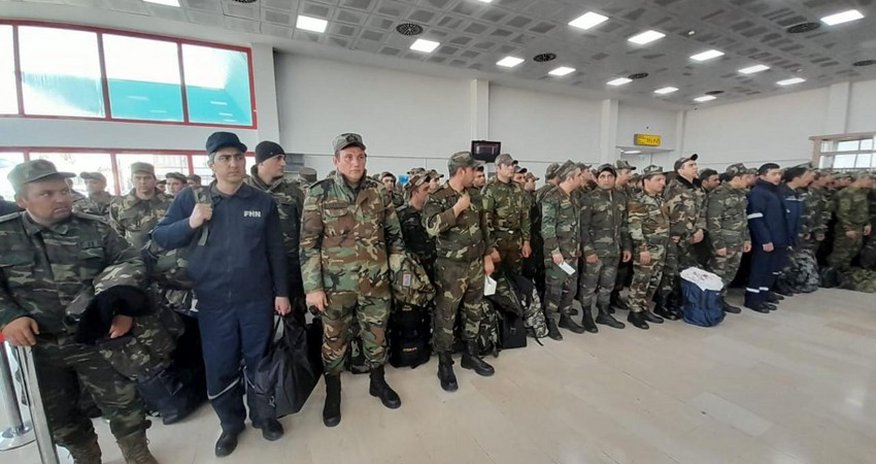 Kahramanmaraşdakı azərbaycanlı xilasedicilərin sonuncu qrupu Vətənə yola salınıb Kahramanmaraşdakı azərbaycanlı xilasedicilərin sonuncu qrupu Vətənə yola salınıb