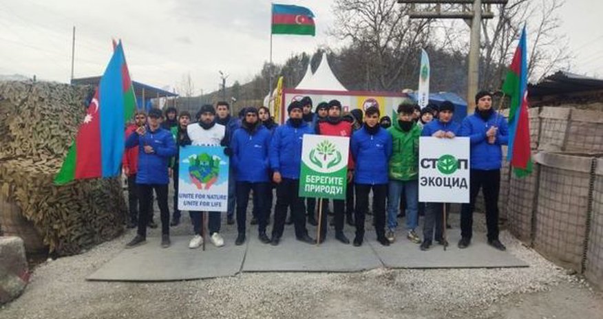 Экоакция на дороге Ханкенди-Лачын продолжается 91 день: требования остаются неизменными Экоакция на дороге Ханкенди-Лачын продолжается 91 день: требования остаются неизменными