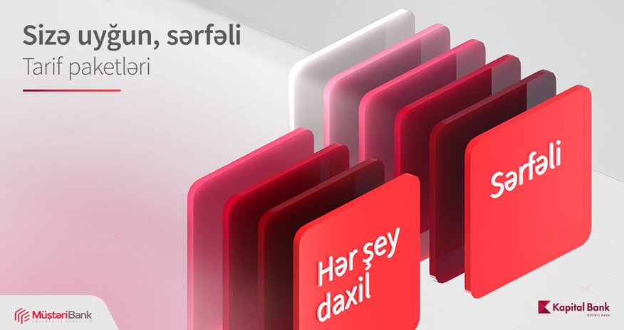 Kapital Bank предлагает предпринимателям выгодные тарифные пакеты Kapital Bank предлагает предпринимателям выгодные тарифные пакеты