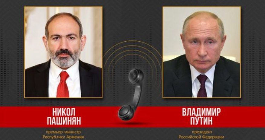 Paşinyan Putinlə Qarabağdakı vəziyyəti müzakirə edib Paşinyan Putinlə Qarabağdakı vəziyyəti müzakirə edib