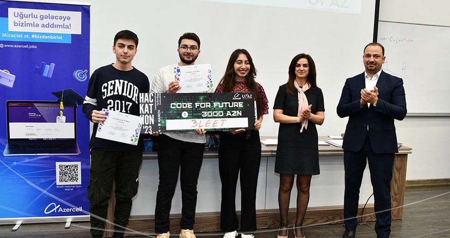 "Gələcək üçün kodlaşdır" hakatonunun qalibləri mükafatlandırıldı "Gələcək üçün kodlaşdır" hakatonunun qalibləri mükafatlandırıldı