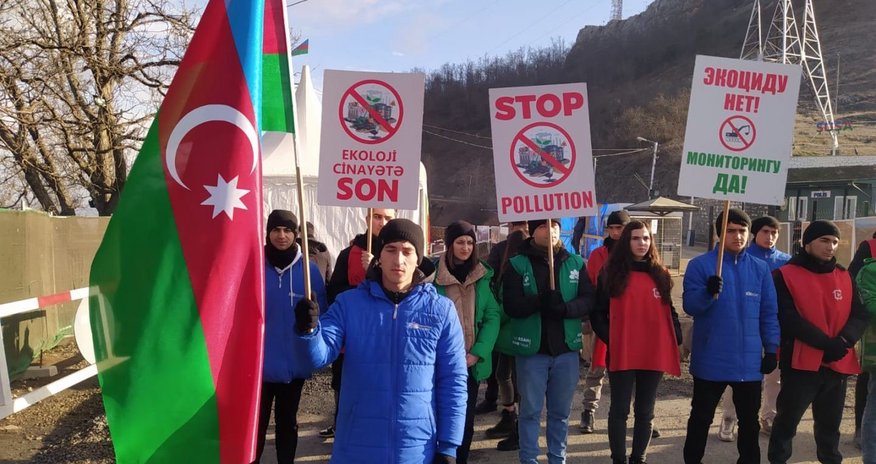 Экоакция на дороге Ханкенди-Лачын продолжается 104 дня: требования остаются неизменными Экоакция на дороге Ханкенди-Лачын продолжается 104 дня: требования остаются неизменными