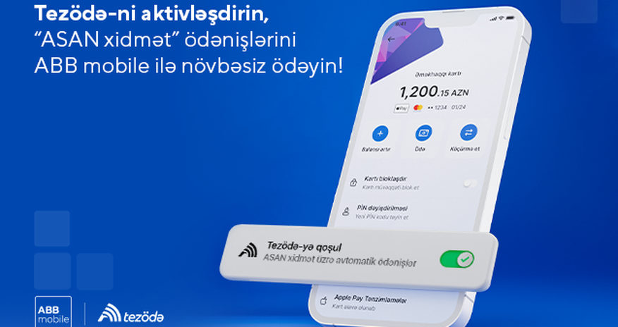 Совершайте оплаты “ASAN xidmət” без очередей с ABB mobile! Совершайте оплаты “ASAN xidmət” без очередей с ABB mobile!