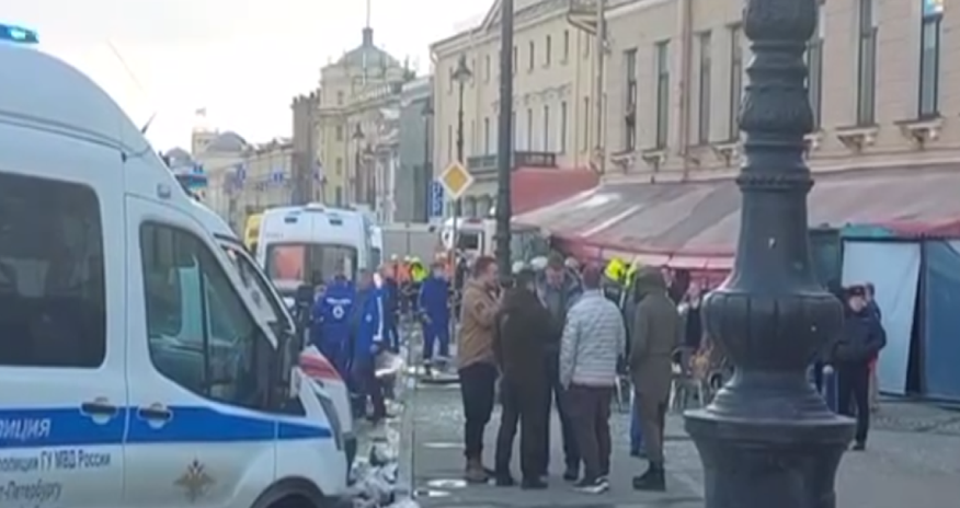 Peterburqda hərbi jurnalistin ad günündə partlayış törədilib Peterburqda hərbi jurnalistin ad günündə partlayış törədilib