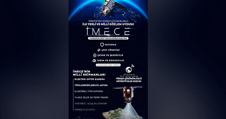 Türkiyənin ilk milli peyki aprelin 11-də orbitə buraxılacaq Türkiyənin ilk milli peyki aprelin 11-də orbitə buraxılacaq