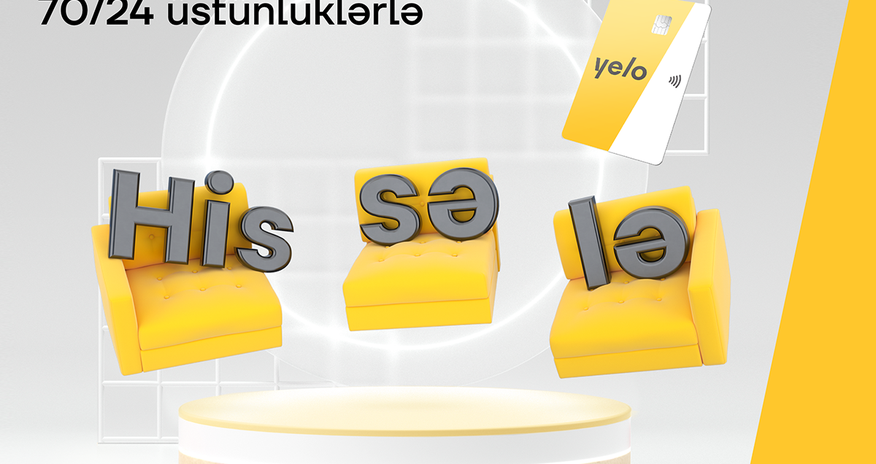 Taksit funksiyalı yeni Yelo kredit kartı Taksit funksiyalı yeni Yelo kredit kartı