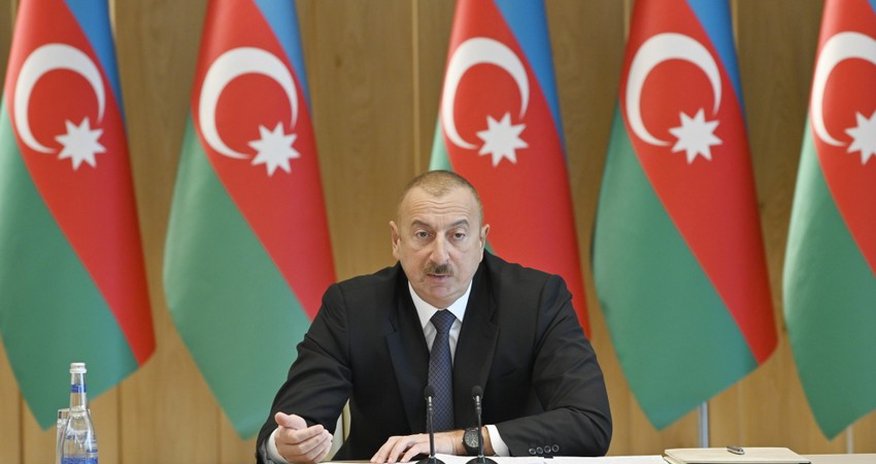Azerbaijani President: By burning our flag, Armenians only showed their ugly qualities to the whole world Azerbaijani President: By burning our flag, Armenians only showed their ugly qualities to the whole world
