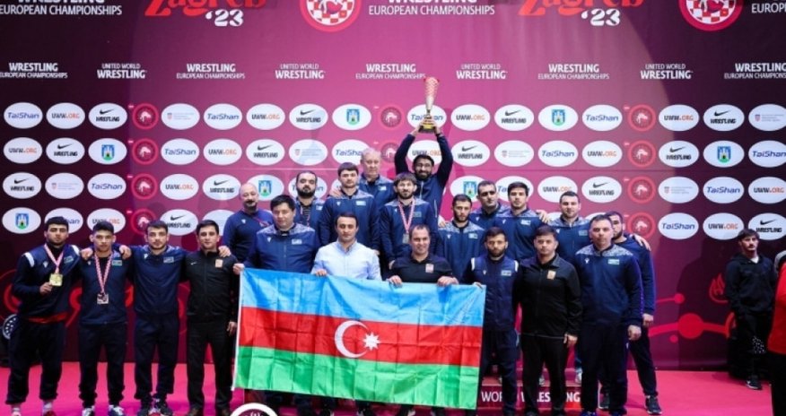 Yunan-Roma güləşi üzrə Azərbaycan millisi rekorda imza atıb Yunan-Roma güləşi üzrə Azərbaycan millisi rekorda imza atıb