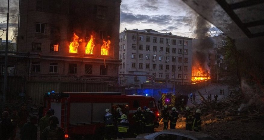 Ukraine sees highest intensity of attacks on Kyiv since early year Ukraine sees highest intensity of attacks on Kyiv since early year