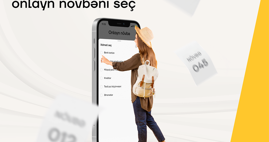 Yelo Bank-a növbəni onlayn götürün, filialda gözləməyin Yelo Bank-a növbəni onlayn götürün, filialda gözləməyin
