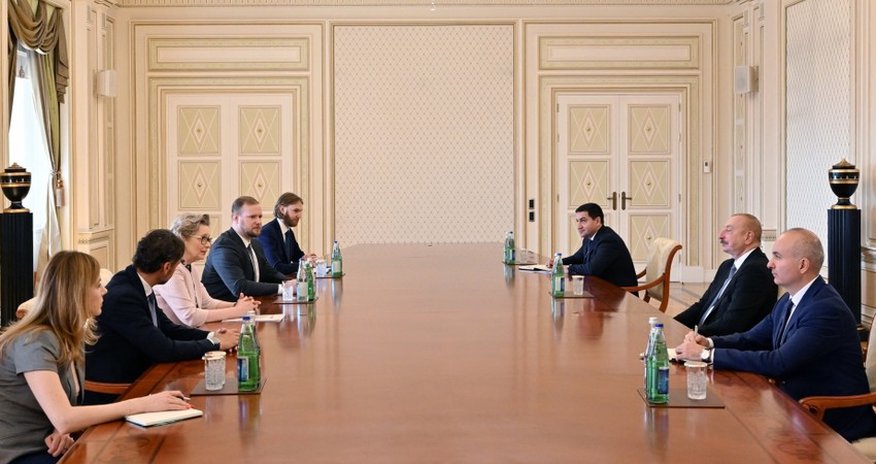 Президент Ильхам Алиев принял председателя парламентской ассамблеи ОБСЕ Президент Ильхам Алиев принял председателя парламентской ассамблеи ОБСЕ