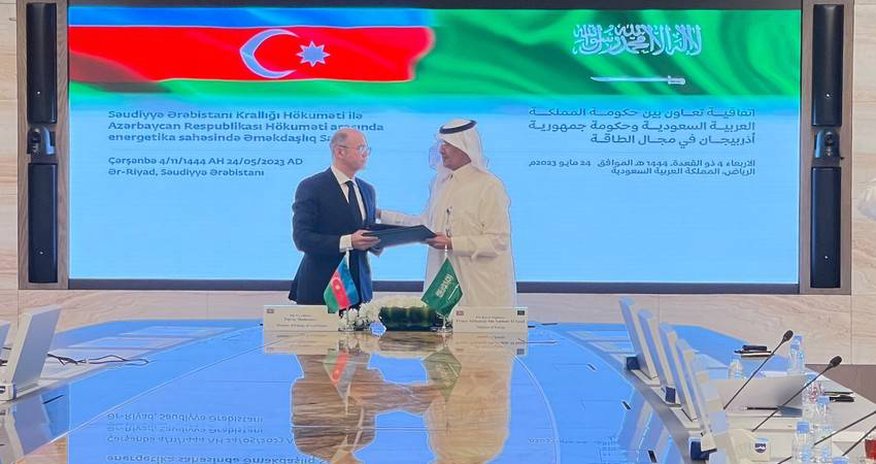 Azərbaycan ilə Səudiyyə Ərəbistanı arasında saziş imzalanıb Azərbaycan ilə Səudiyyə Ərəbistanı arasında saziş imzalanıb