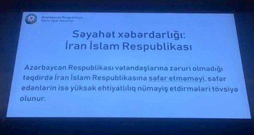 Hava Limanında İrana getməməklə bağlı xəbərdarlıq – Foto Hava Limanında İrana getməməklə bağlı xəbərdarlıq – Foto