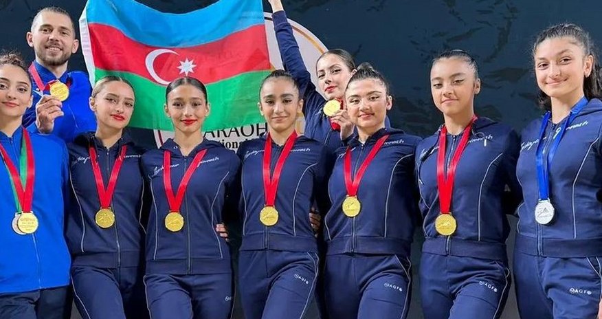 Azerbaijani gymnasts claim three gold medals in Egypt Azerbaijani gymnasts claim three gold medals in Egypt