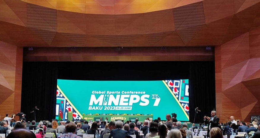 Bakıda MINEPS VII Beynəlxalq Konfransının rəsmi açılışı olub Bakıda MINEPS VII Beynəlxalq Konfransının rəsmi açılışı olub