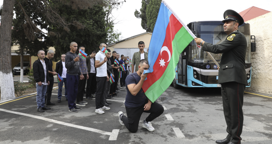Azərbaycanda hərbi xidmətə növbəti çağırış başlayıb Azərbaycanda hərbi xidmətə növbəti çağırış başlayıb