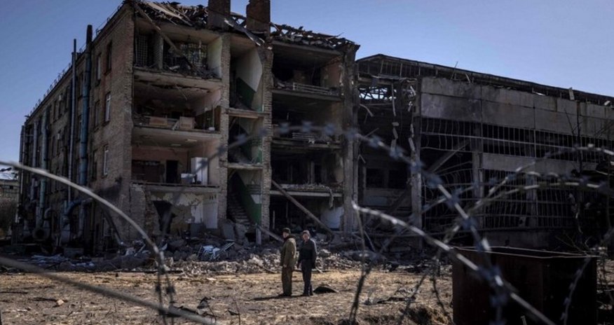 Russian forces shell Kherson Russian forces shell Kherson