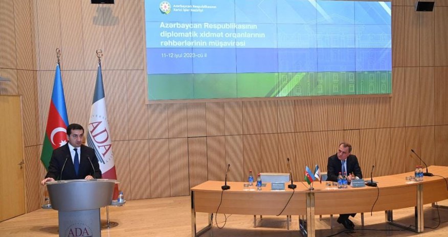 Azərbaycanın diplomatik xidmət orqanları rəhbərlərinin müşavirəsi başlayıb Azərbaycanın diplomatik xidmət orqanları rəhbərlərinin müşavirəsi başlayıb