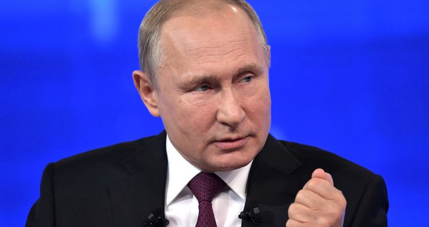 Putin Krım körpüsünə hücumu mənasız terror aktı adlandırıb Putin Krım körpüsünə hücumu mənasız terror aktı adlandırıb