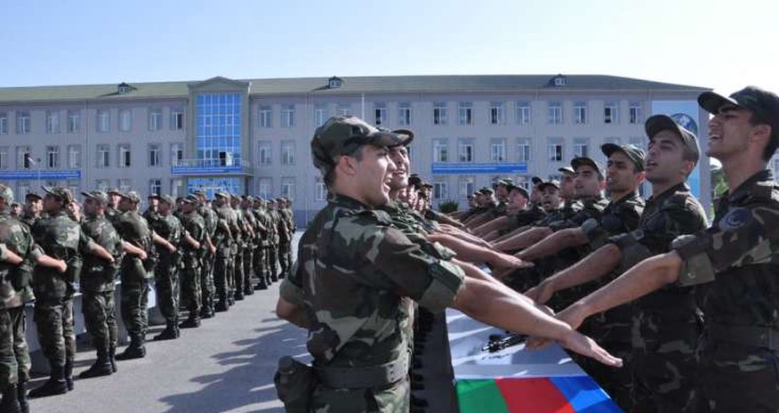 В азербайджанской армии состоялась церемония принятия военной присяги В азербайджанской армии состоялась церемония принятия военной присяги