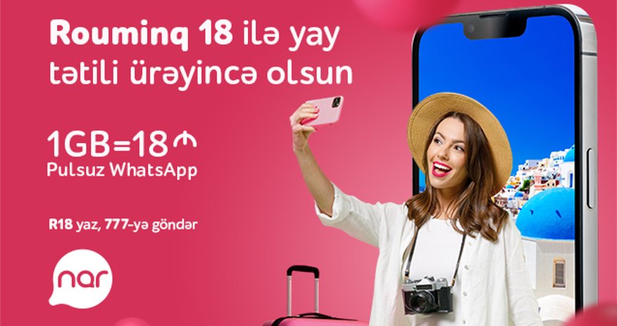 “Nar” introduces favorable roaming: Free chat on Whatsapp “Nar” introduces favorable roaming: Free chat on Whatsapp