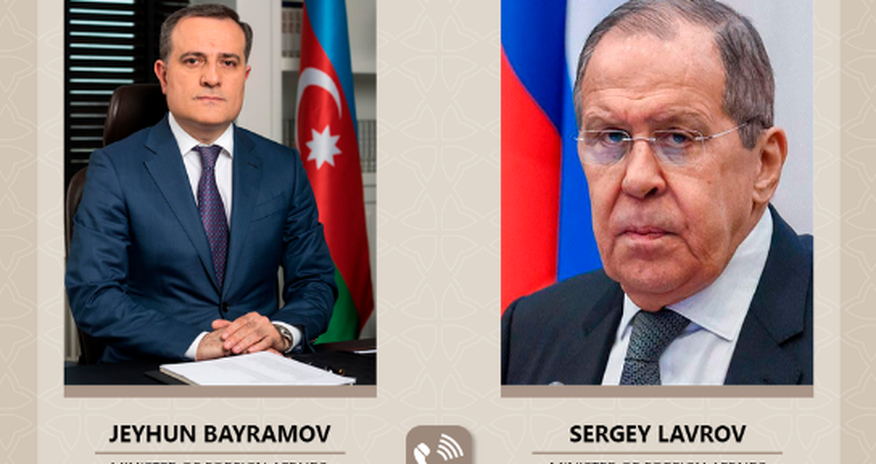 Состоялся телефонный разговор глав МИД Азербайджана и России Состоялся телефонный разговор глав МИД Азербайджана и России