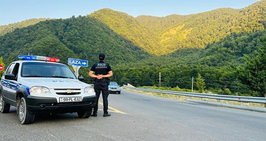 Polis istirahət zonalarında fasiləsiz xidmət aparır Polis istirahət zonalarında fasiləsiz xidmət aparır