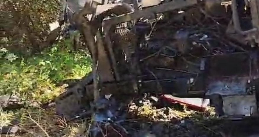 Xocalıda traktor minaya düşüb Xocalıda traktor minaya düşüb