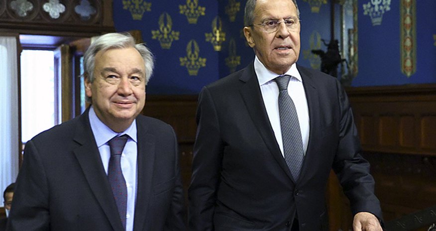 Lavrov Quterriş ilə “taxıl sazişi”ni müzakirə edib Lavrov Quterriş ilə “taxıl sazişi”ni müzakirə edib