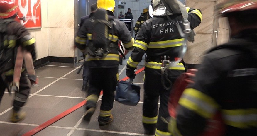 Fövqəladə hadisələrlə bağlı metroda təlim keçiriləcək Fövqəladə hadisələrlə bağlı metroda təlim keçiriləcək