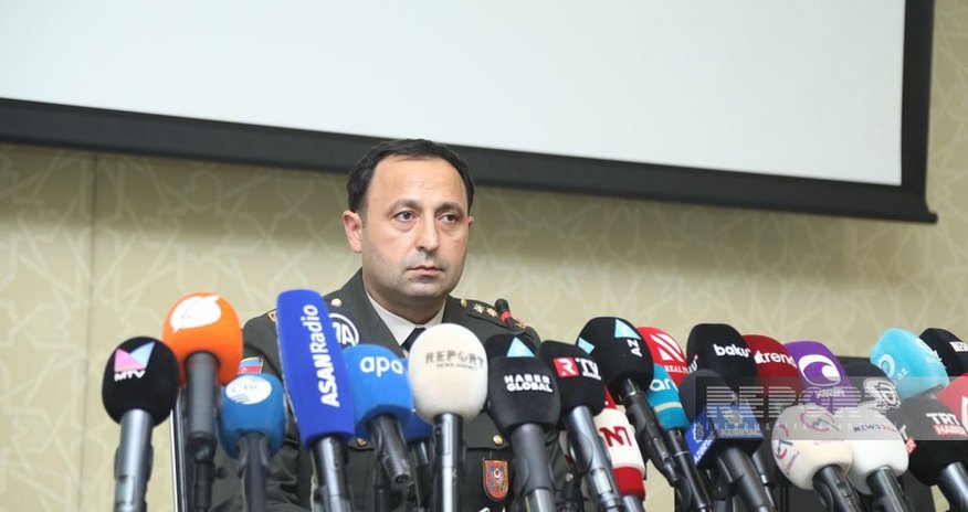 Минобороны Азербайджана провело брифинг Минобороны Азербайджана провело брифинг