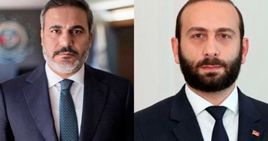 Hakan Fidan Mirzoyanla danışdı Hakan Fidan Mirzoyanla danışdı