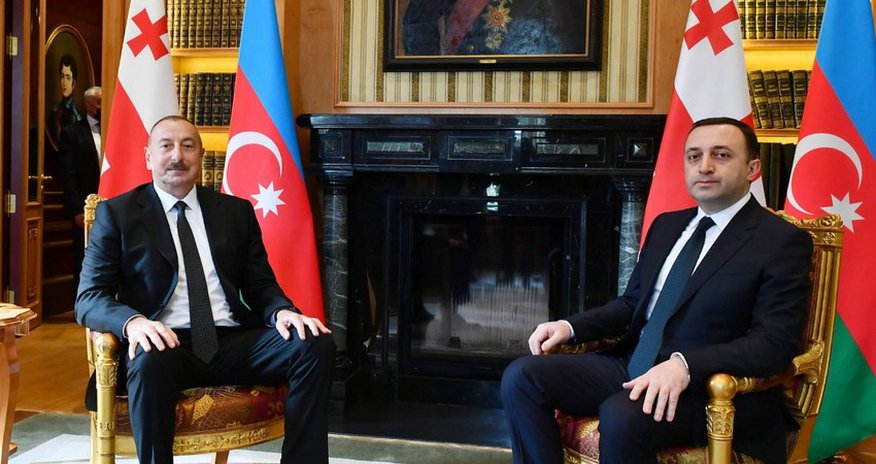 Prezident İlham Əliyevin İrakli Qaribaşvili ilə təkbətək görüşü keçirilib - Yenilənib Prezident İlham Əliyevin İrakli Qaribaşvili ilə təkbətək görüşü keçirilib - Yenilənib