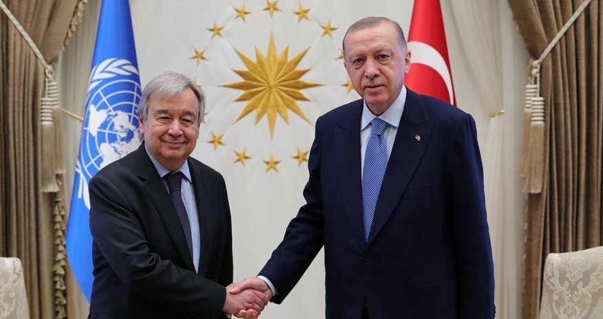 Turkish President Erdogan, UN chief discuss Israeli-Palestinian tension over phone Turkish President Erdogan, UN chief discuss Israeli-Palestinian tension over phone