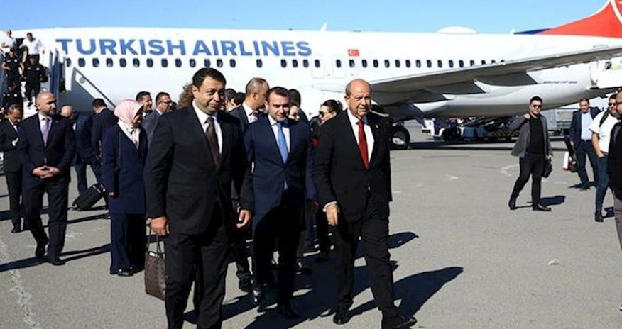 Ersin Tatar Azərbaycana gəldi Ersin Tatar Azərbaycana gəldi