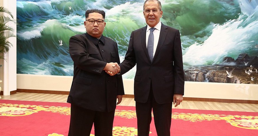 Russian FM meets Kim Jong-un in Pyongyang Russian FM meets Kim Jong-un in Pyongyang