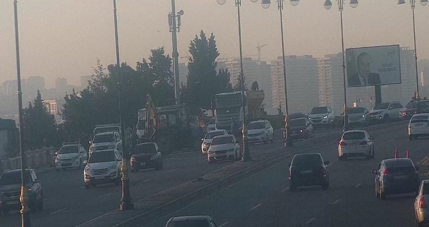 Bakıda bu yolda təmir işləri aparılır - XƏBƏRDARLIQ Bakıda bu yolda təmir işləri aparılır - XƏBƏRDARLIQ