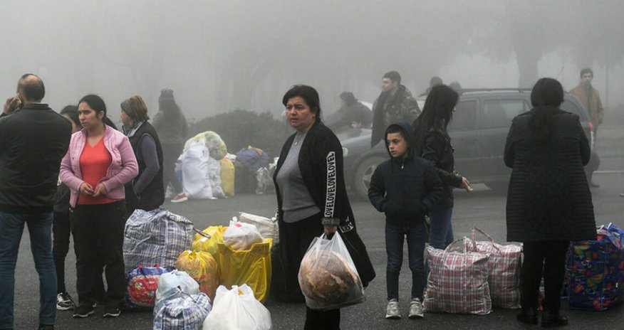 Armenians moved from Karabakh leave Armenia Armenians moved from Karabakh leave Armenia