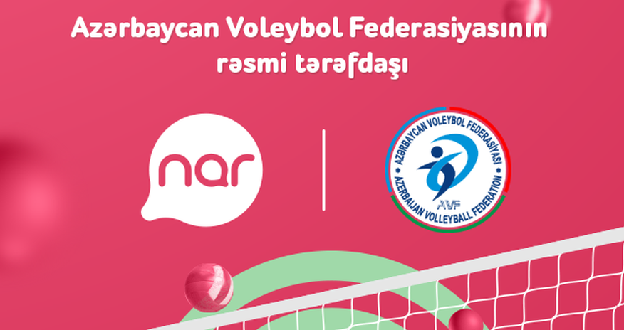 Nar is the official partner of Azerbaijan Volleyball Federation Nar is the official partner of Azerbaijan Volleyball Federation