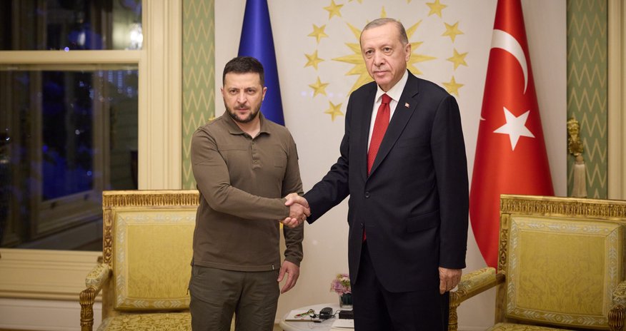 Ərdoğan Zelenski ilə taxıl dəhlizini müzakirə edib Ərdoğan Zelenski ilə taxıl dəhlizini müzakirə edib