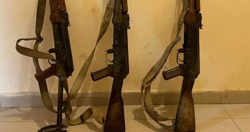 Ammunition found in Khankandi Ammunition found in Khankandi