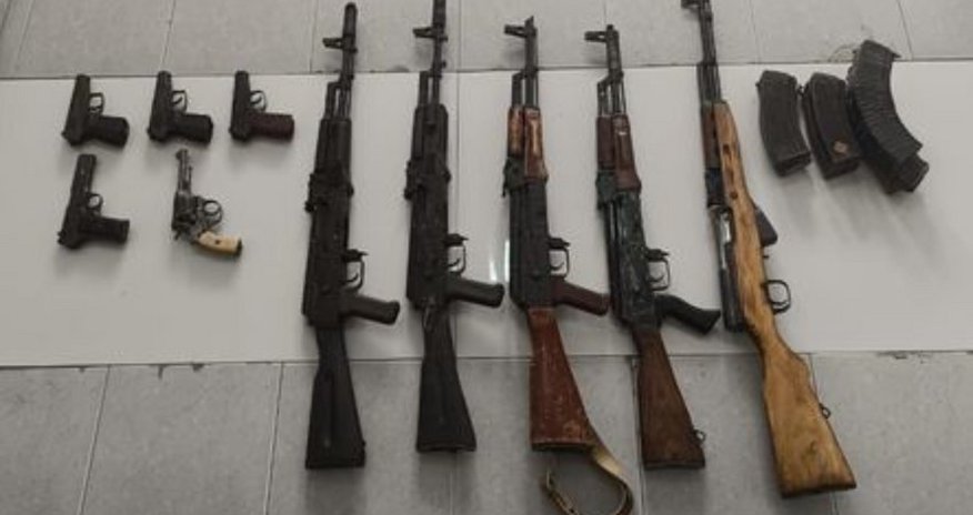Ammunition found in Khankandi Ammunition found in Khankandi