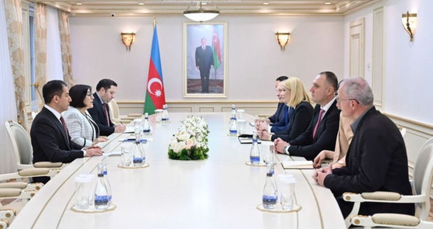 Sahibə Qafarova İtaliya və Serbiyadan olan müşahidə missiyalarının üzvləri ilə görüşüb Sahibə Qafarova İtaliya və Serbiyadan olan müşahidə missiyalarının üzvləri ilə görüşüb