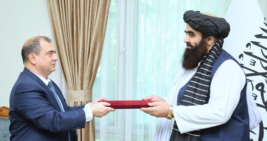 Səfir İlham Məmmədov Kabildə Taliban XİN rəhbəri ilə görüşüb Səfir İlham Məmmədov Kabildə Taliban XİN rəhbəri ilə görüşüb
