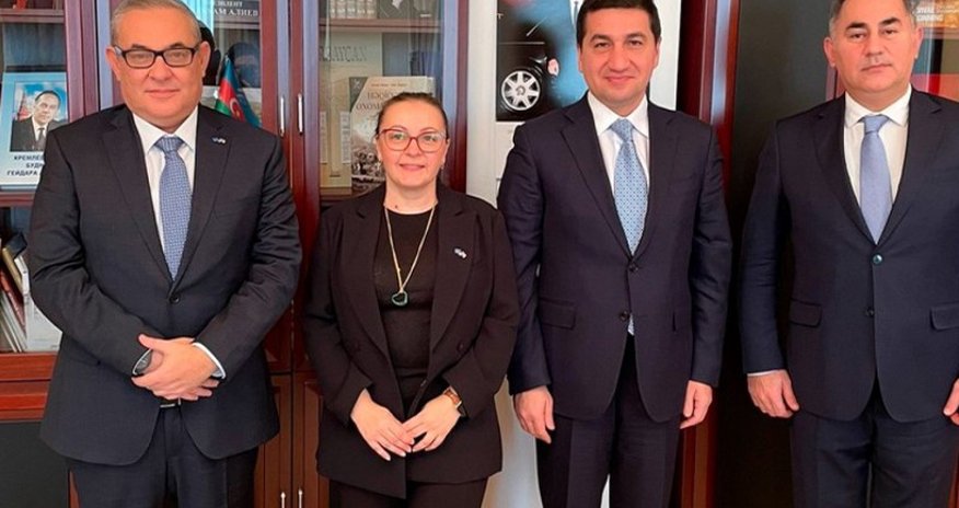 Hikmət Hacıyev BMTİP-nin əməkdaşları ilə görüşüb Hikmət Hacıyev BMTİP-nin əməkdaşları ilə görüşüb