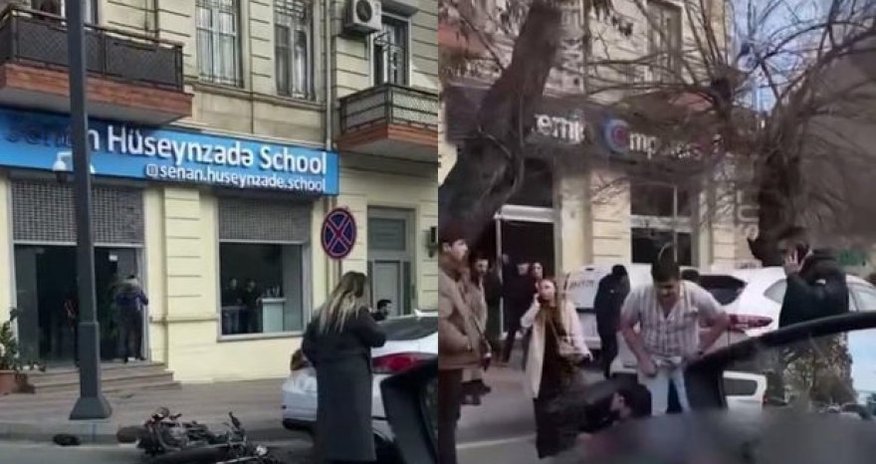 В Баку автомобиль столкнулся с мотоциклом: есть пострадавшие В Баку автомобиль столкнулся с мотоциклом: есть пострадавшие